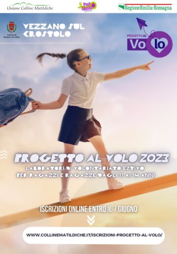 Leggi: «Riparte il progetto “Al Volo” con…»