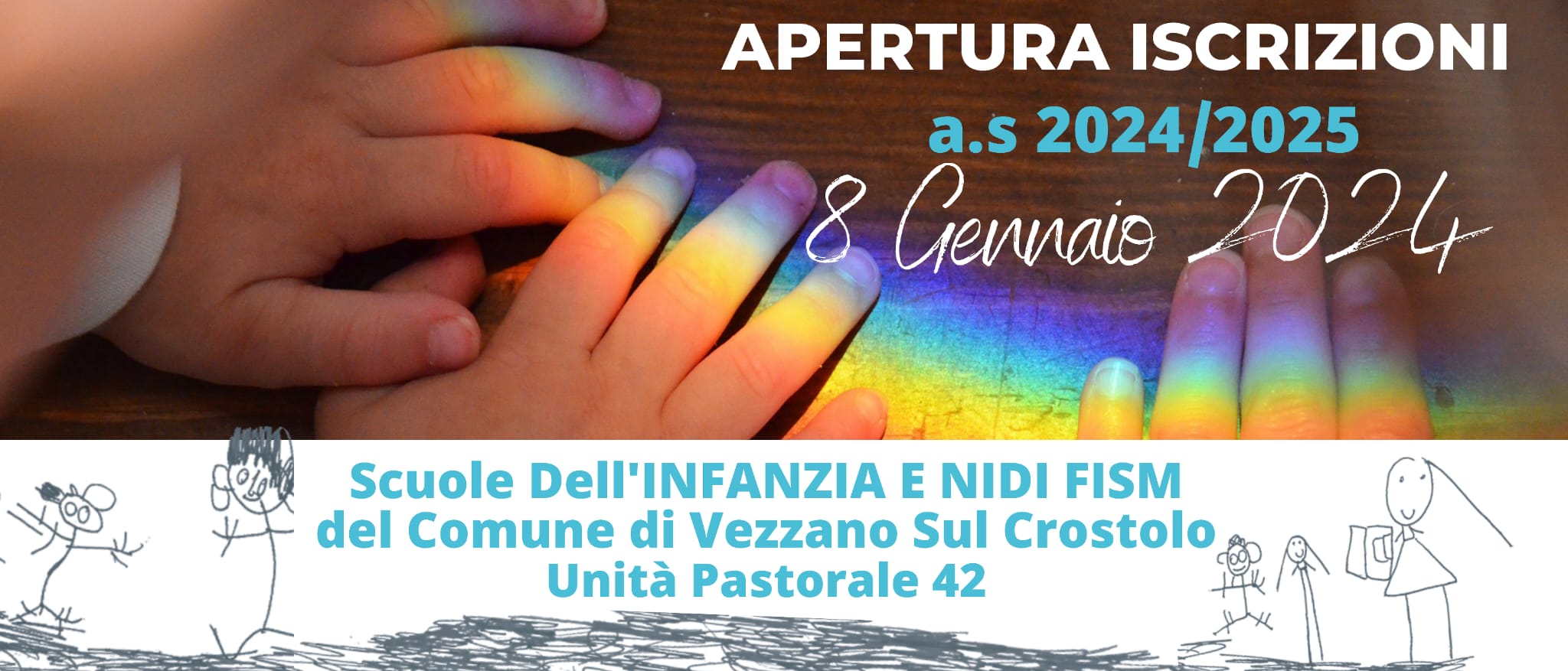 Apertura delle iscrizioni alle Scuole dell’Infanzia e Nidi per l’Anno