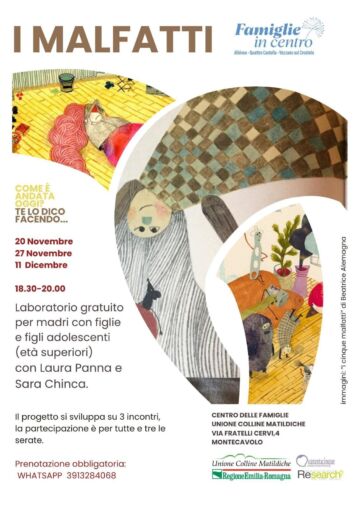 Leggi: «Tre appuntamenti con i laboratori per…»