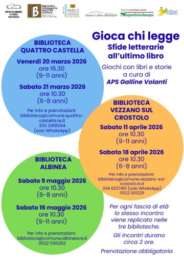 Leggi: &laquo;Gioca chi legge: sfide letterarie all’ultimo&hellip;&raquo;