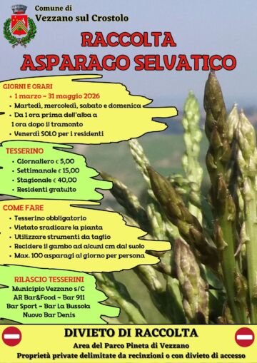 Leggi: «Dal 1° marzo al 31 maggio…»