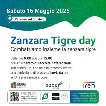Leggi: &laquo;Zanzara Tigre day: prodotti ritirabili sabato16&hellip;&raquo;