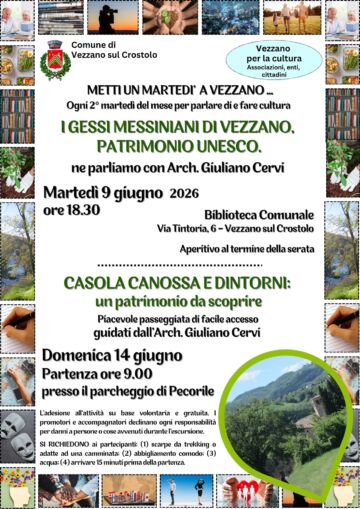Leggi: «Due appuntamenti con Giuliano Cervi per…»