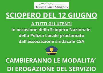Leggi: «Sciopero Nazionale della Polizia Locale di…»