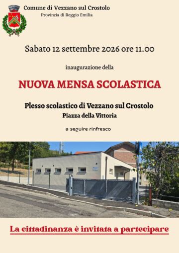 Leggi: &laquo;Sabato 12 settembre 2026 inaugurazione della&hellip;&raquo;