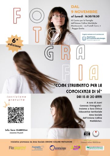 Leggi: «Laboratorio gratuito di fotografia destinato a…»